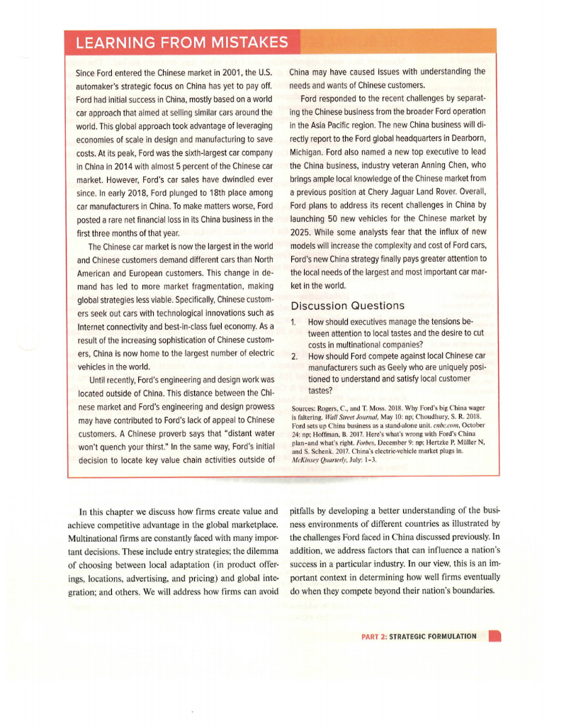 Please answer these discussion questions: