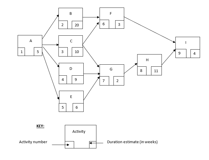 The project manager can use a network diagram