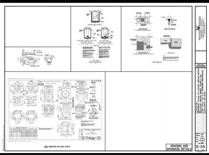 using the site plans below construct a detailed