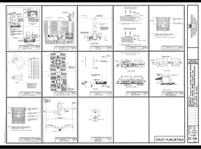 using the site plans below construct a detailed