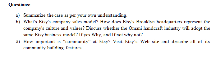 Section B-Case Study - Answer All Questions (3 +