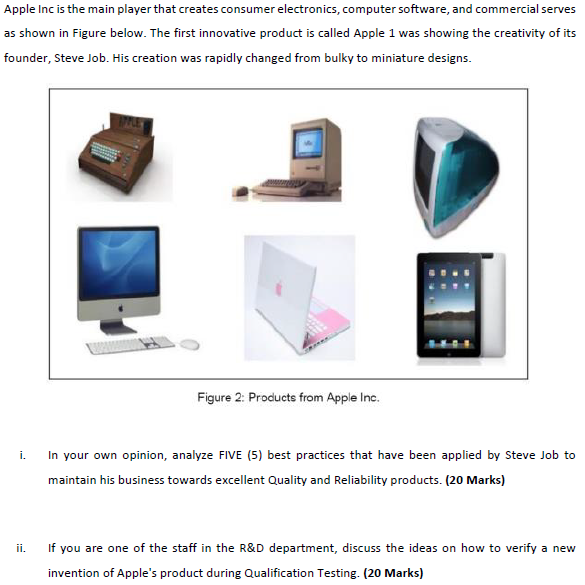 Apple Inc is the main player that creates