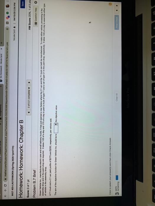 Agnments Do Homework. Nicole Sa'd x + + C