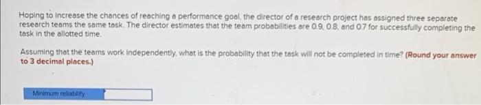 A manager must decide between two machines. The