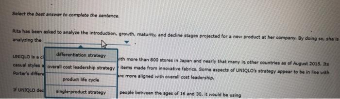 Select the best answer to complete the sentence .