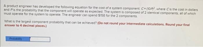 A manager must decide between two machines. The