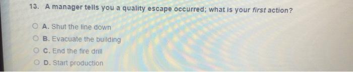 11. Sam, a maintenance worker, has just come from