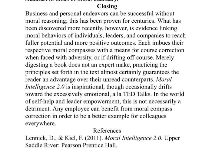 Does this writting sample demonstrate acceptable