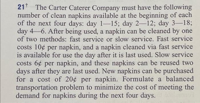 21+ The Carter Caterer Company must have the