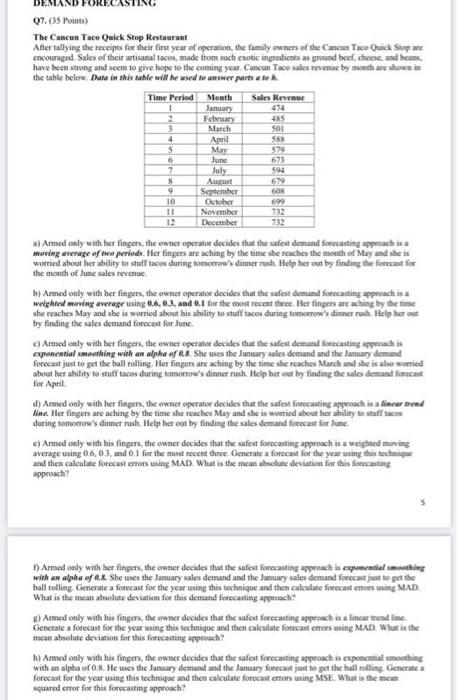 please do step by step on excel with formulas 07.