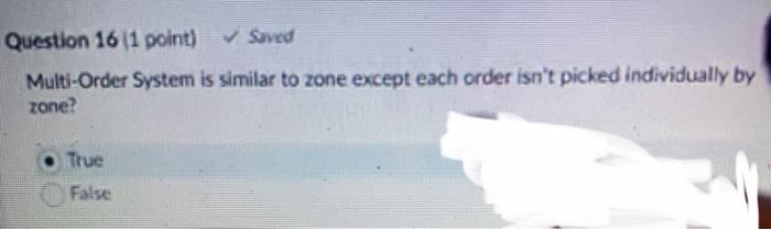 Question 14 (1 point) Infinite Loading assumed