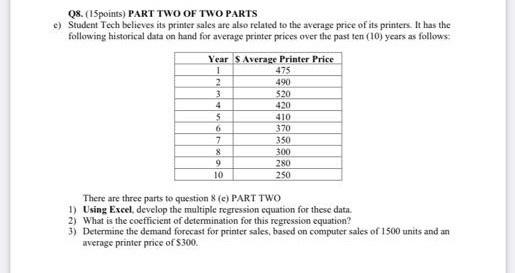 please show the excel work with formulas thanks.