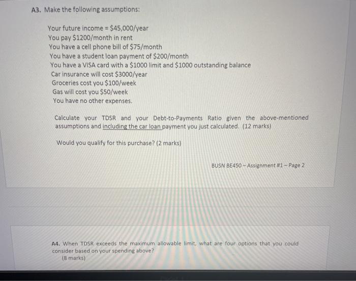 A4. When TDSR exceeds the maximum allowable