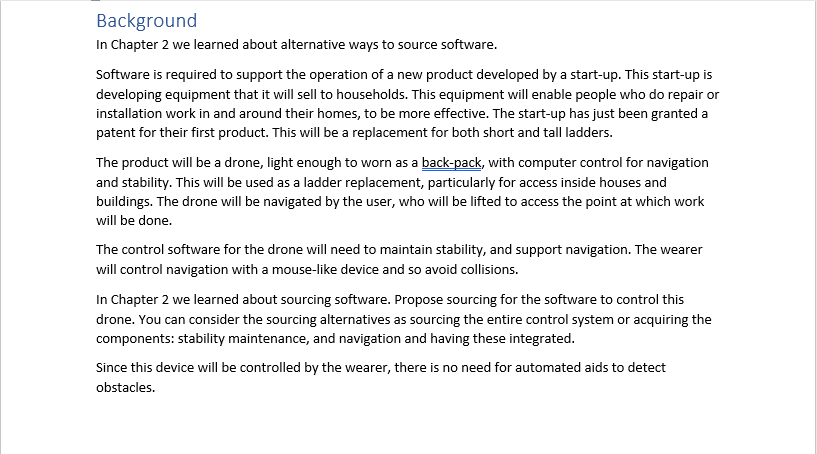 Background In Chapter 2 we learned about