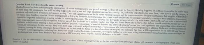 25 point Questi due based on the same constwy