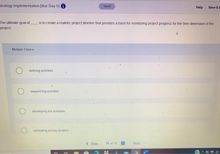 Strategy Implementation [due Day 5 6 Saved Help