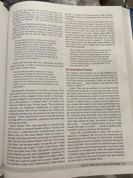 1. write an executive summary in 4-6 sentences 2.