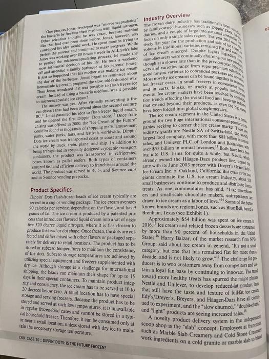 1. write an executive summary in 4-6 sentences 2.