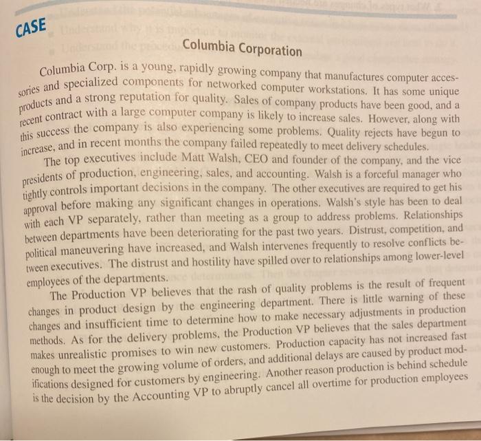 read case below and answer the following