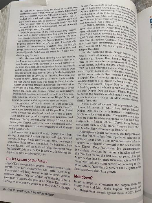 1. write an executive summary in 4-6 sentences 2.