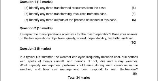 Topic: Planning and control CASE 2: Fresh Salads