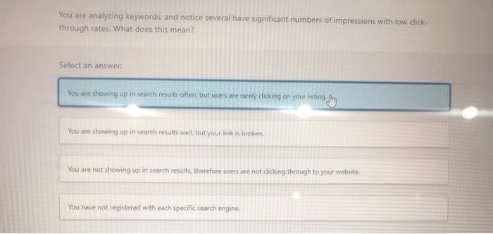 please help, those are that I selected What can