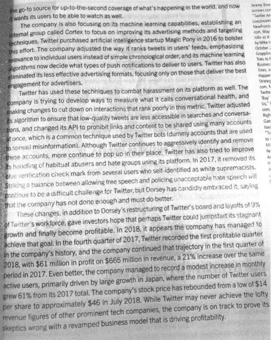 Read article and answer questions as followed: