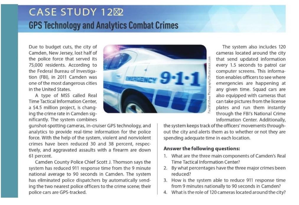 CASE STUDY 12D GPS Technology and Analytics