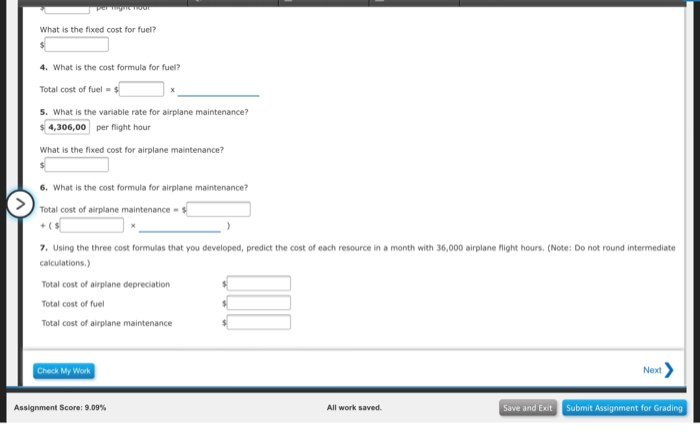 High-Low Method, Cost Formulas During the past