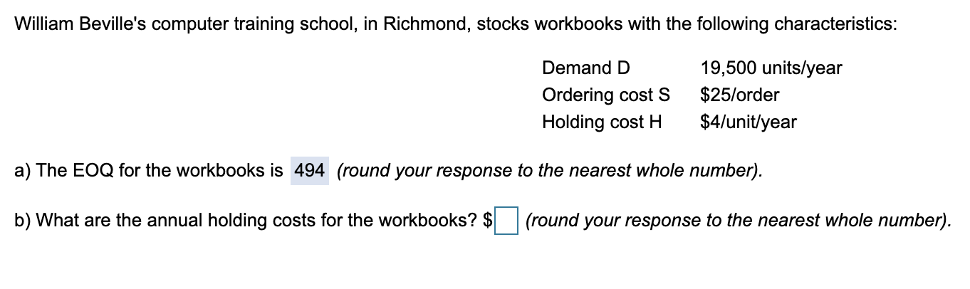 Operations management question. This is my last
