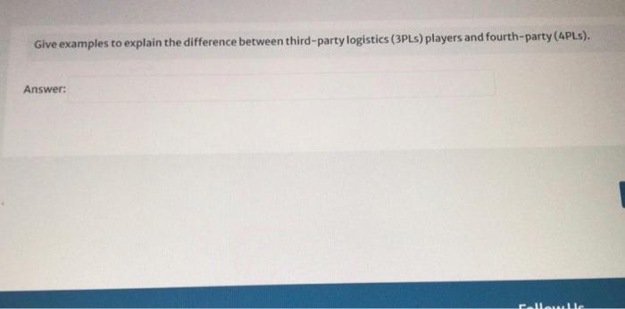 Give examples to explain the difference between
