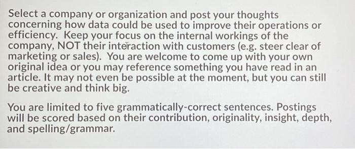 AMAZON or any Select a company or organization