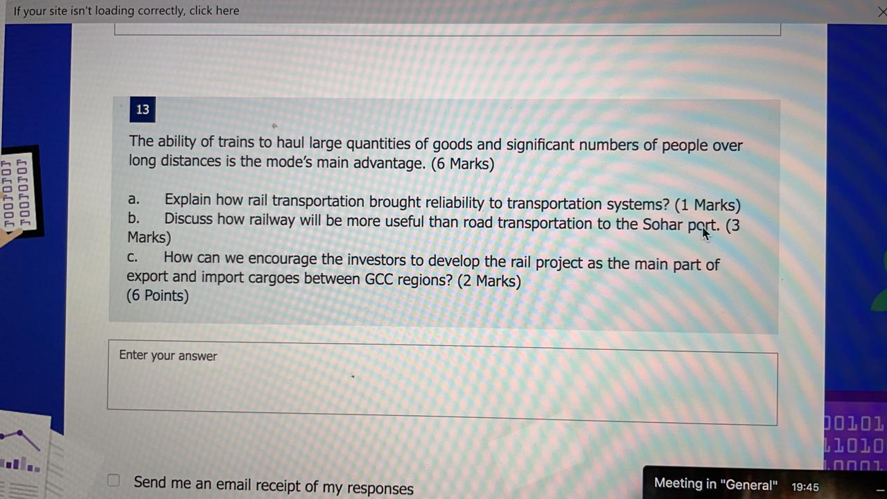 Title :Intermodal management If your site isn't