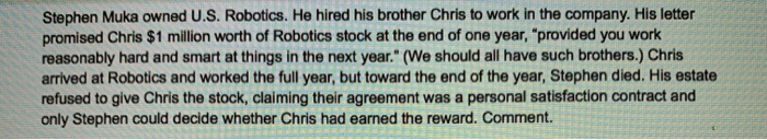 Stephen Muka owned U.S. Robotics. He hired his