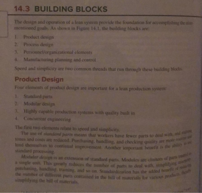 1. Discuss how product design elements mentioned