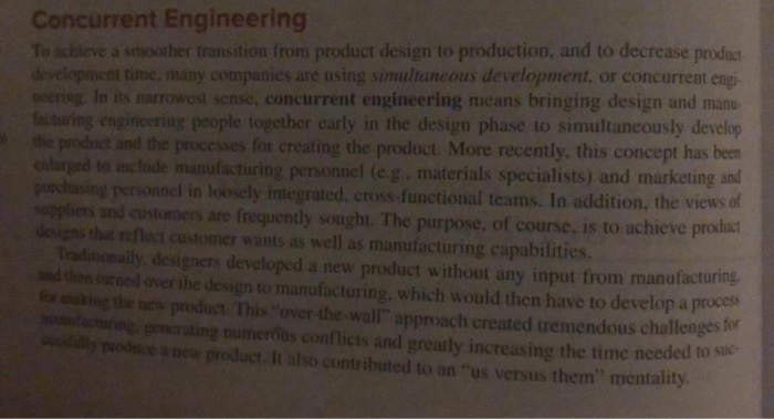 1. Discuss how product design elements mentioned