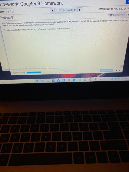 Quantity: 1,260 item cost: $102 carrying chatge: