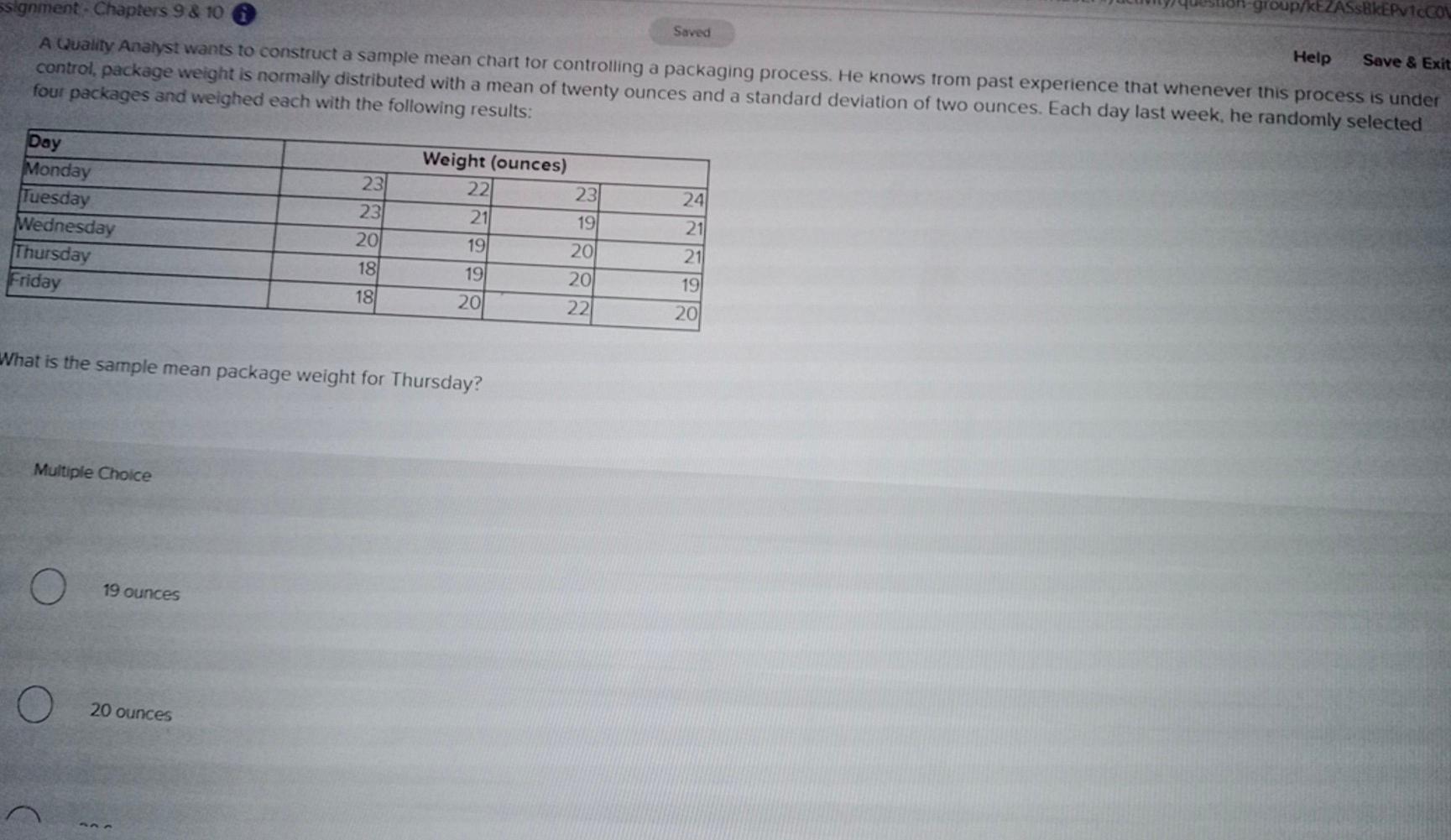 ssignment Chapters 9 & 10 group/KEZASS KEPICCO