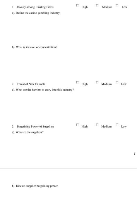answer these questions using this case study The