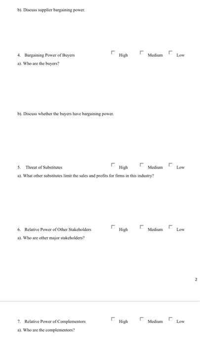 answer these questions using this case study The