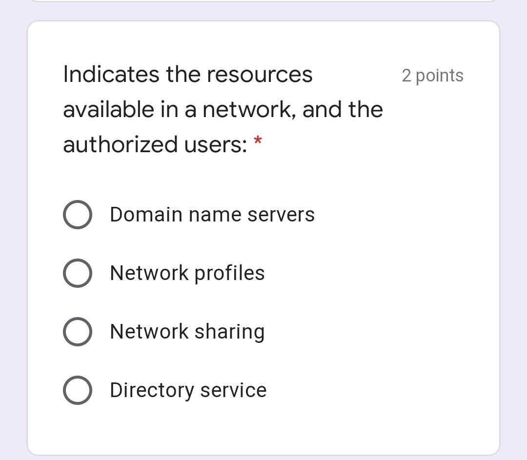 Indicates the resources 2 points available in a