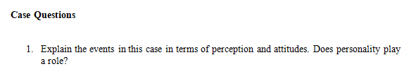 Read the given case and answer the questions