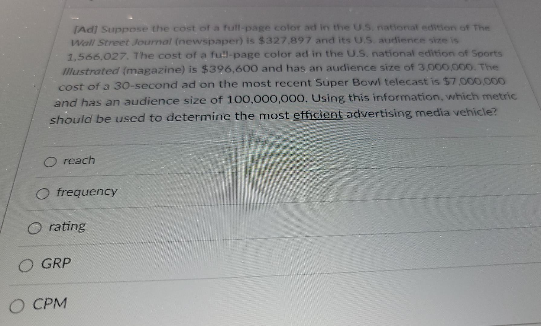 help needed, please check answer, marketing help