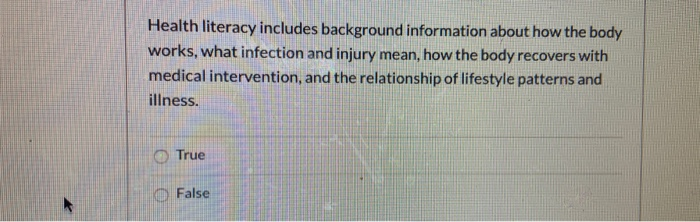 Evaluating patients' level of comprehension and