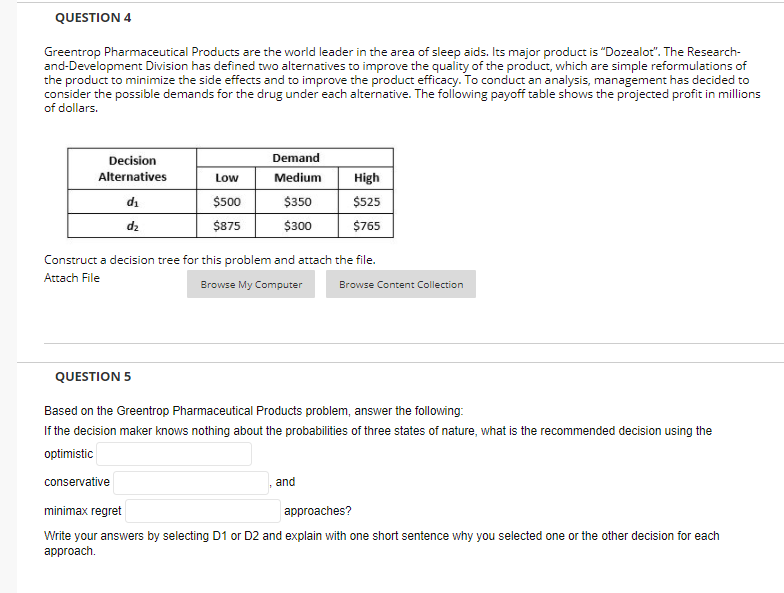 i only need help on question number 5 QUESTION 4