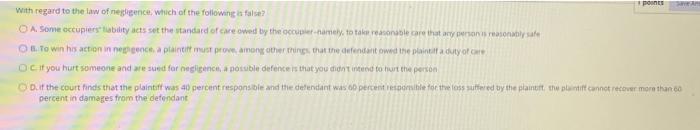 A professional's liability can be based on O A.