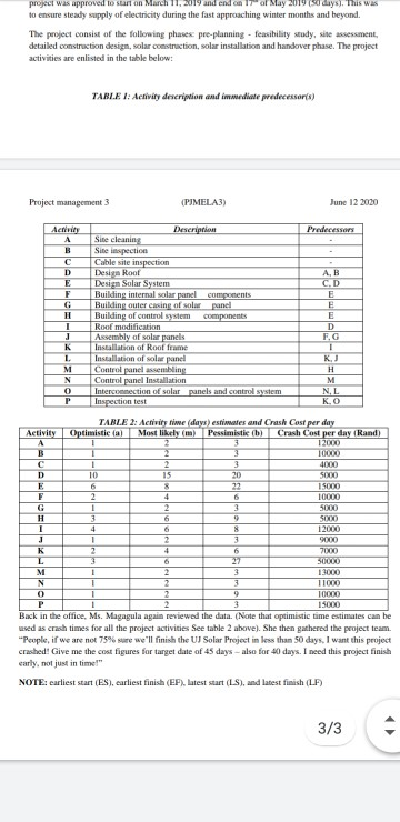 Please help NOTE: Read the case study carefully