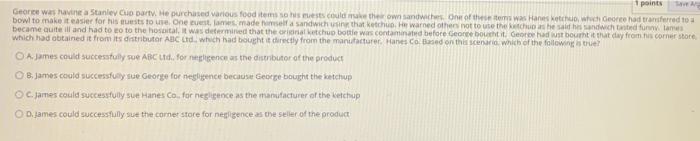 A professional's liability can be based on O A.