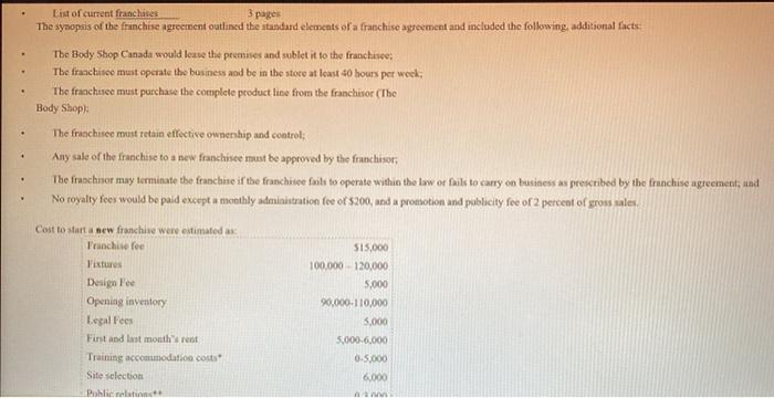 can someone do case synopsis and problem