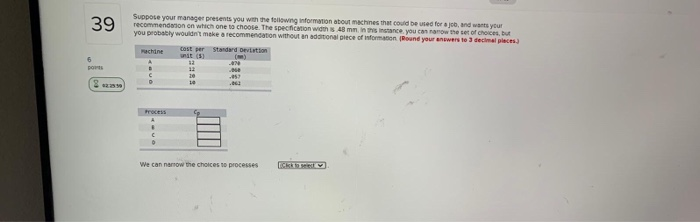 39 Suppose your manager presents you with the